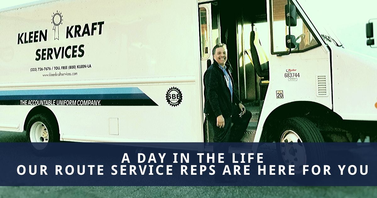 A Day In the Life of a Uniform Delivery Route Service Rep